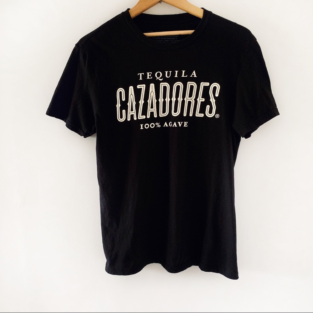Cazadores Tequila Black Printed T-shirt Size M